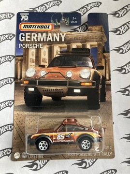 MATCHBOX Germany Porsche 911 Rally 1985