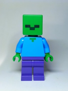 Figurka LEGO Minecraft Zombie min010 NOWA