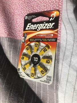 Bateria energizer do apartaów słuchowych typ 10