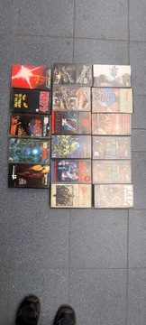 Rock ,Hardrock Video  VHS KASETY Zestaw 17 sztuk