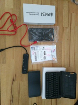 Pinephone 3/32gb convergence + Klawiatura PPKB + dodatki