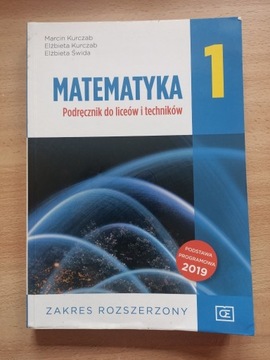 Matematyka 1. Szkoła średnia. Podręcznik. Zakres R