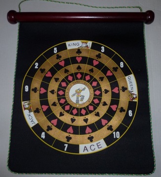 Tarcza do DART POKER magnetyczna 42x47cm