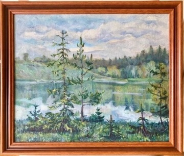 Obraz ręcznie malowany, 40x35cm