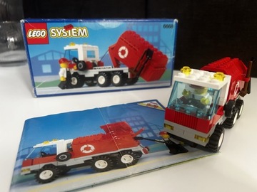 Lego System 6668 Recycle Truck Śmieciarka komplet!!