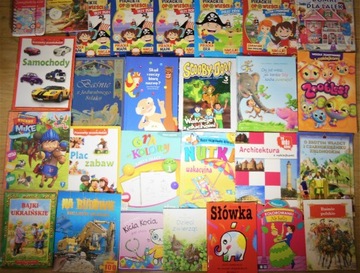 Książeczki Edukacyjne dla Dzieci - 27 SZTUK 