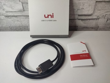 Kabel adapter USB-C do HDMI Uni 4k 30Hz 1,8m