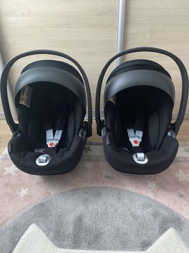 Foteliki Cybex Cloud Z i-size deep black Blizniaki