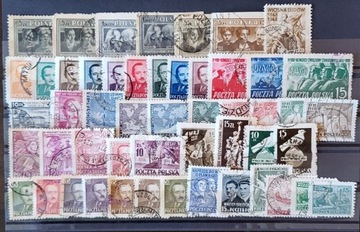 Zestaw znaczków 1947-1950