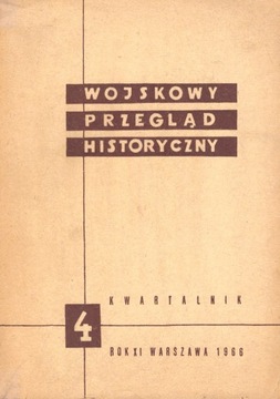 Wojskowy Przegląd Historyczny 1966 nr 4