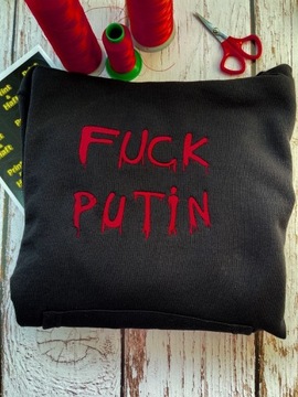 BLUZA FUCK PUTIN, ROZMIAR L