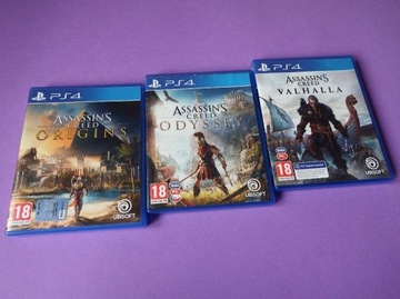 GRY PS4 Assassin's Creed Origins Odyssey Valhalla