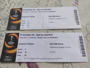 Bilet Schalke- Ajax Amsterdam UEFA Europa League