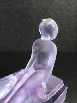 Figurka Duza medytacja fiolet bohemia art deco