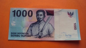 INDONEZJA 1000 Rupiah 2016 UNC