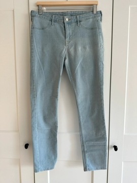 Jeansy skinny H&M niebieskie, 30