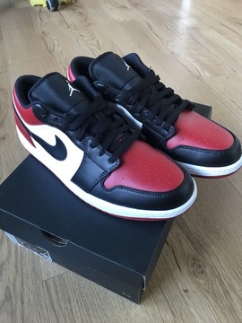 Nike Jordan 1 low bred toe 