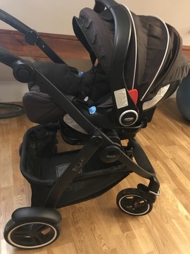 Wózek 4w1 Graco Evo XT isofix spacerówka 