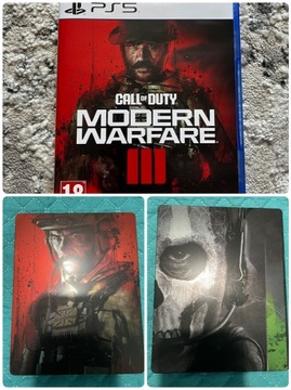 Call of Duty Modern Warfare 3 + STEELBOOKi MW 2 i MW 3 PS5 Wersja PL