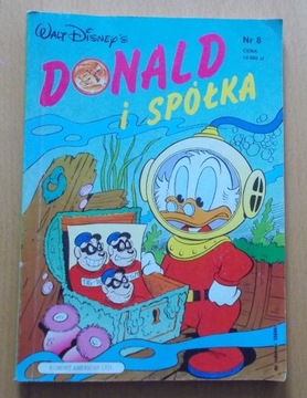 DONALD I SPÓŁKA 1992 nr 8 stan bdb-