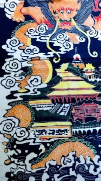 Batik Yunnan Rękodzieło Smok