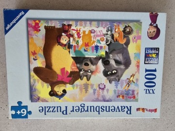 Puzzle 100 el. Masza i niedźwiedź Ravensburger