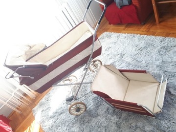 Wózek + spacerówka retro prl vintage 