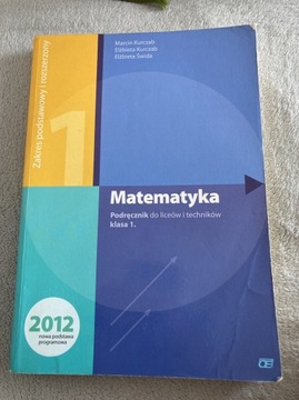 Matematyka 1 Podręcznik do liceów i techników 