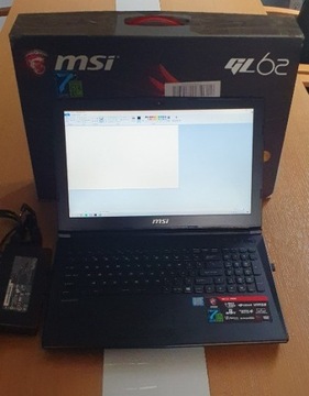 Laptop gamingowy MSI GL62 7RD 32Gb  1,5 Tb sdd