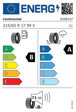 Opony Continental EcoContact 6 215/65R17 99 V