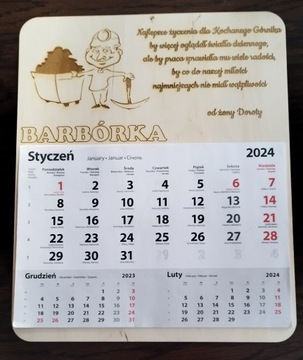 Kalendarz na Dzień Gòrnika