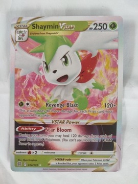 Karta Shaymin Vstar hp 250