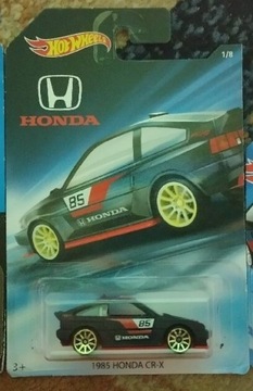 Hot wheels HONDA CRX 1985 czarny matowy kolor