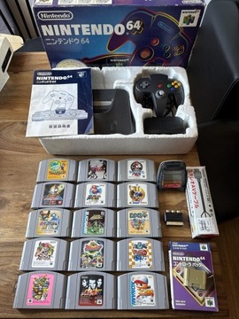 Nintendo 64 w pudełku, 15 gier, piękny zestaw
