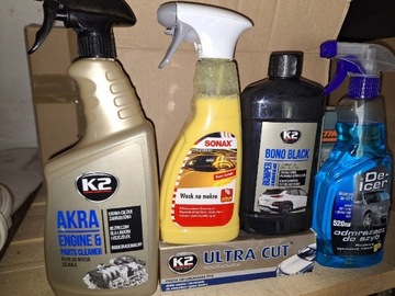 Kosmetyki do czyszczenia samochodu + gratis! 
