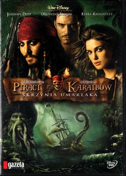 DVD Piraci z Karaibów Skrzynia Umarlaka NOWA