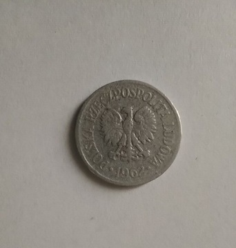Moneta 10 gr 1962 r.