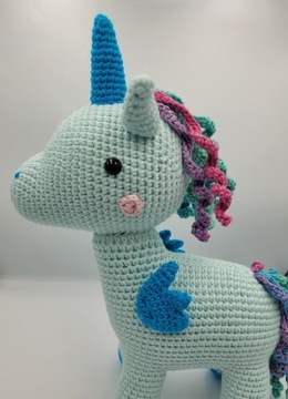 Jednorożec Unicorn maskotka przytulanka HandMAde 