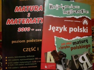 Zestaw do matury Polski + matematyka 