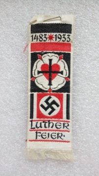 Odznaka III Rzesza LUTHER FEIER 1483-1933