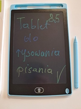 Tablet LCD 8,5 kolor rysowanie pisanie dla dziecka