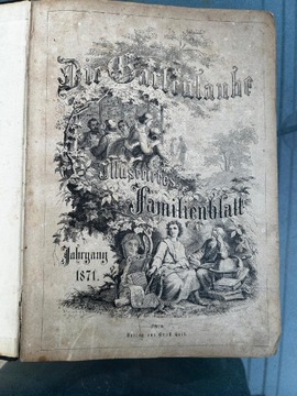 Czasopismo niemieckie Die Gartenlaube cały rocznik 1871 