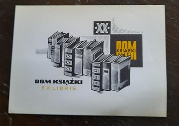 EXLIBRIS DOM KSIĄŻKI/LATA 70. XX W.