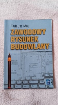 Książka ZAWODOWY RYSUNEK BUDOWLANY Tadeusz Maj