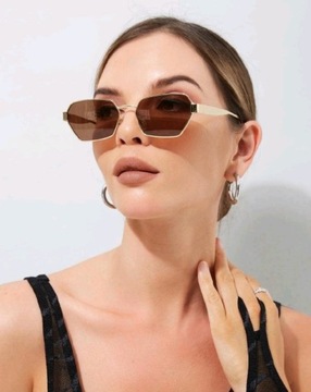 Designerskie Okulary przeciwsłoneczne plus etui