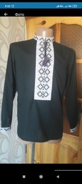 Koszula męska haft krzyżykowy 
