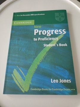 New progres to proficiency student's book  Jones