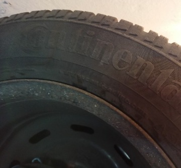 Opony zimowe Continental 195/65 R15 4szt z felgami