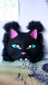 Maska kota filc. Therian furry cat mask