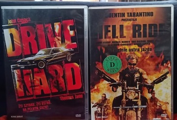 DRIVE HARD, HELL RIDE, 2 X DVD, TARANTINO, CUSACK